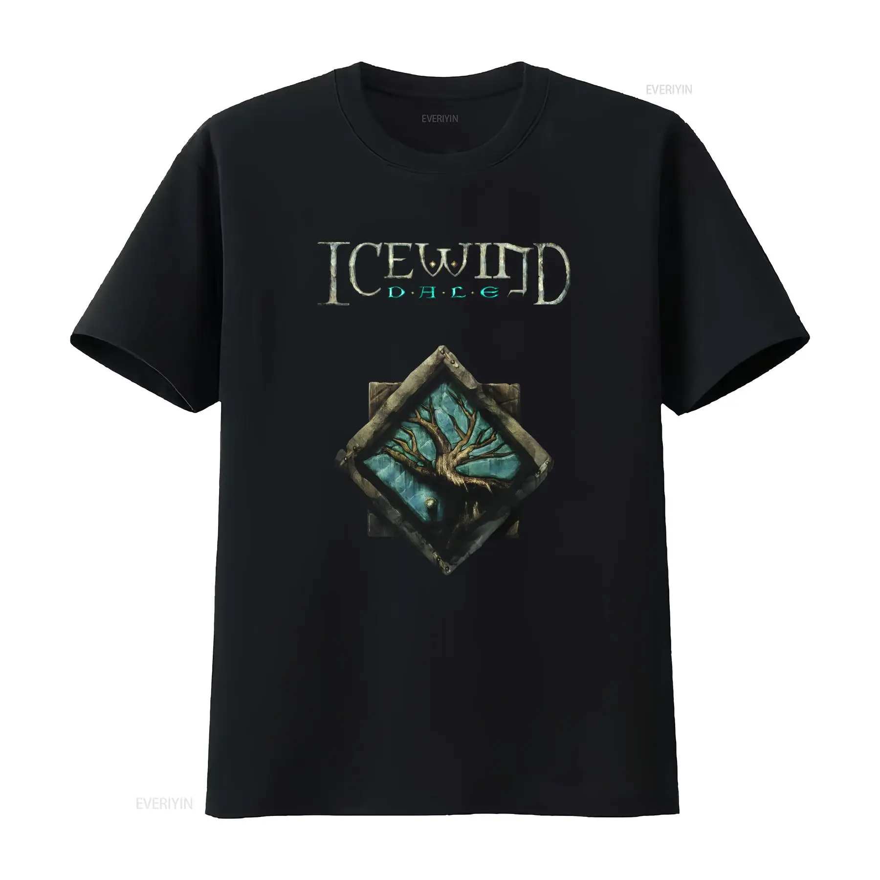 Retro Gaming Design - Icewind Dale 로고 클래식 비디오 게임