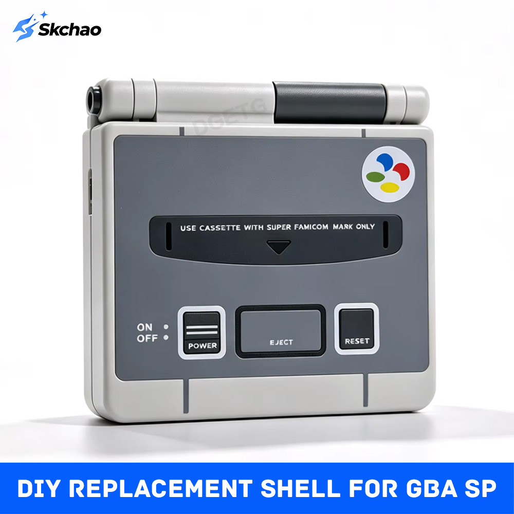 Retro Gaming Kit - GBA SP 게임 콘솔용 DIY 리퍼비시