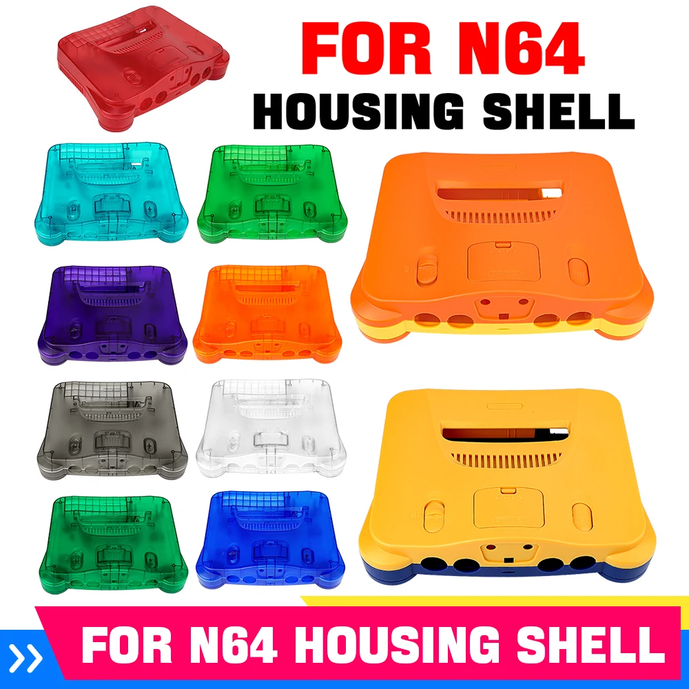 Retro Gaming Kit - 11가지 색상의 N64 게임 콘솔용 교체