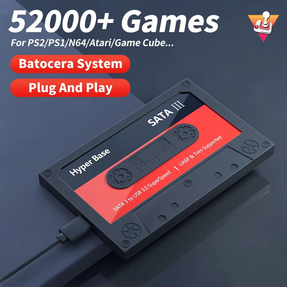Retro Gaming Hard Drive - Batocera 500G/2T 레트로 게임 하드 드라이브