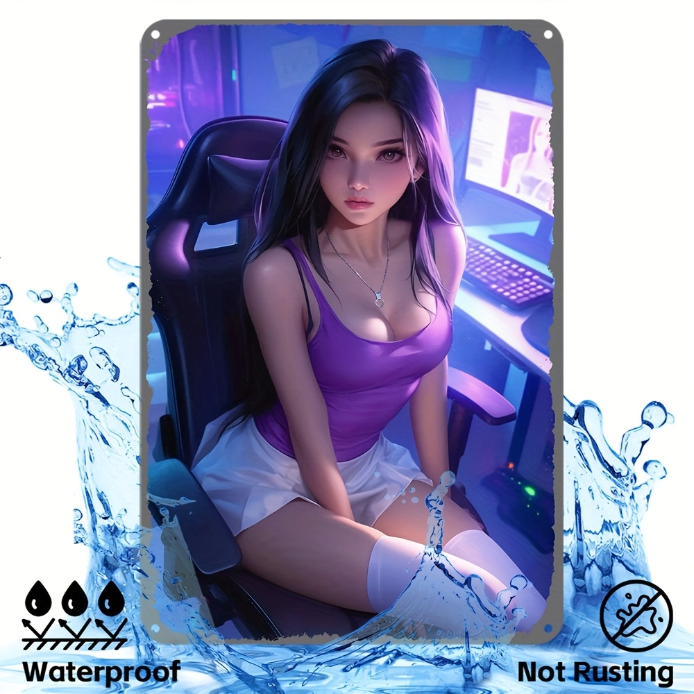 애니메이션 메탈 벽 장식 2D 레트로 게임 사인 - 방 - Retro Gaming Bar 리뷰 및 가격