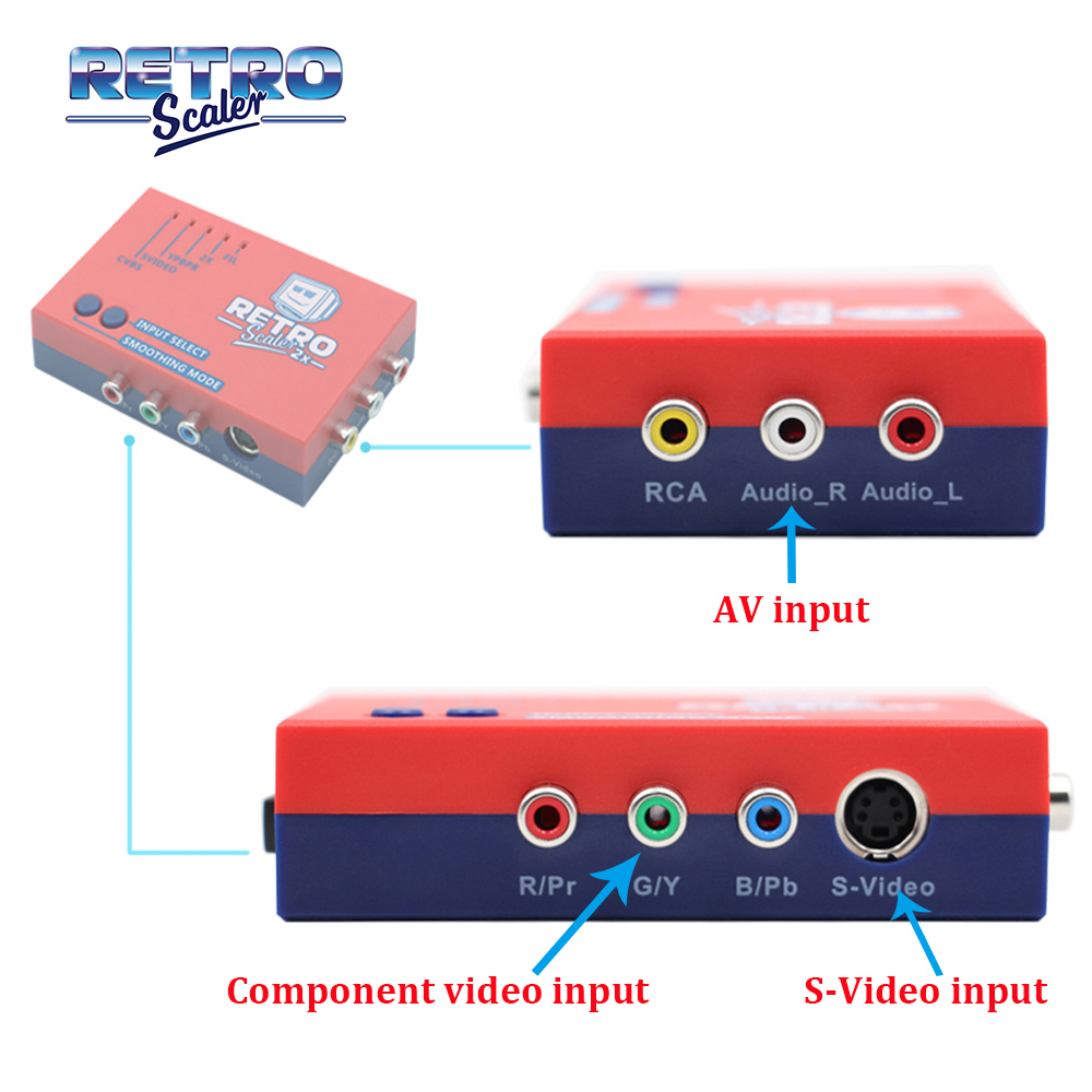 레트로스케일러2x A/V to HDMI ®   레트로  - Retro Gaming Hard Drive 리뷰 및 가격