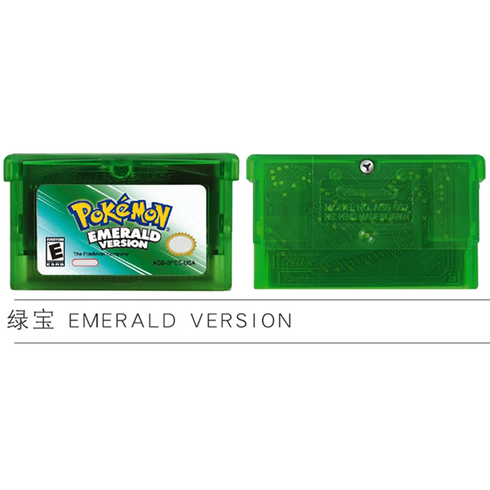 GBA 콘솔과 호환되는 포켓몬 32비트 비디오 게임 카 - Retro Game Card 리뷰 및 가격