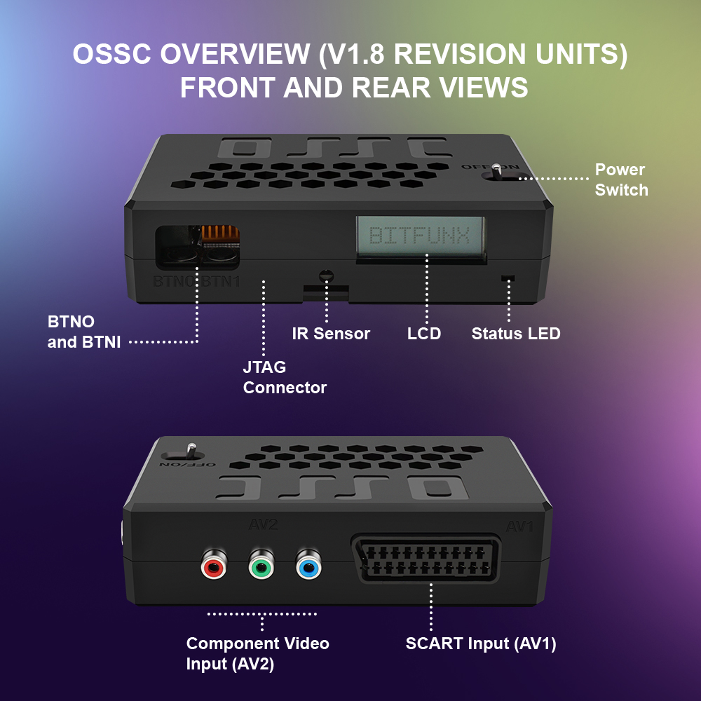 비트펀스 OSSC HW V1.8 오픈 소스 스캔 컨버터 - Retro Gaming Hard Drive 리뷰 및 가격