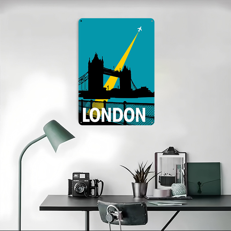 런던 여행 타워 브리지 금속 포스터 맞춤형 벽 장식 레 - Retro Gaming London 리뷰 및 가격
