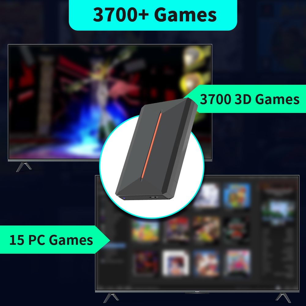 WIN PC/노트북용 3700개 이상의 3D/레트로 게 - Retro Gaming Hard Drive 리뷰 및 가격