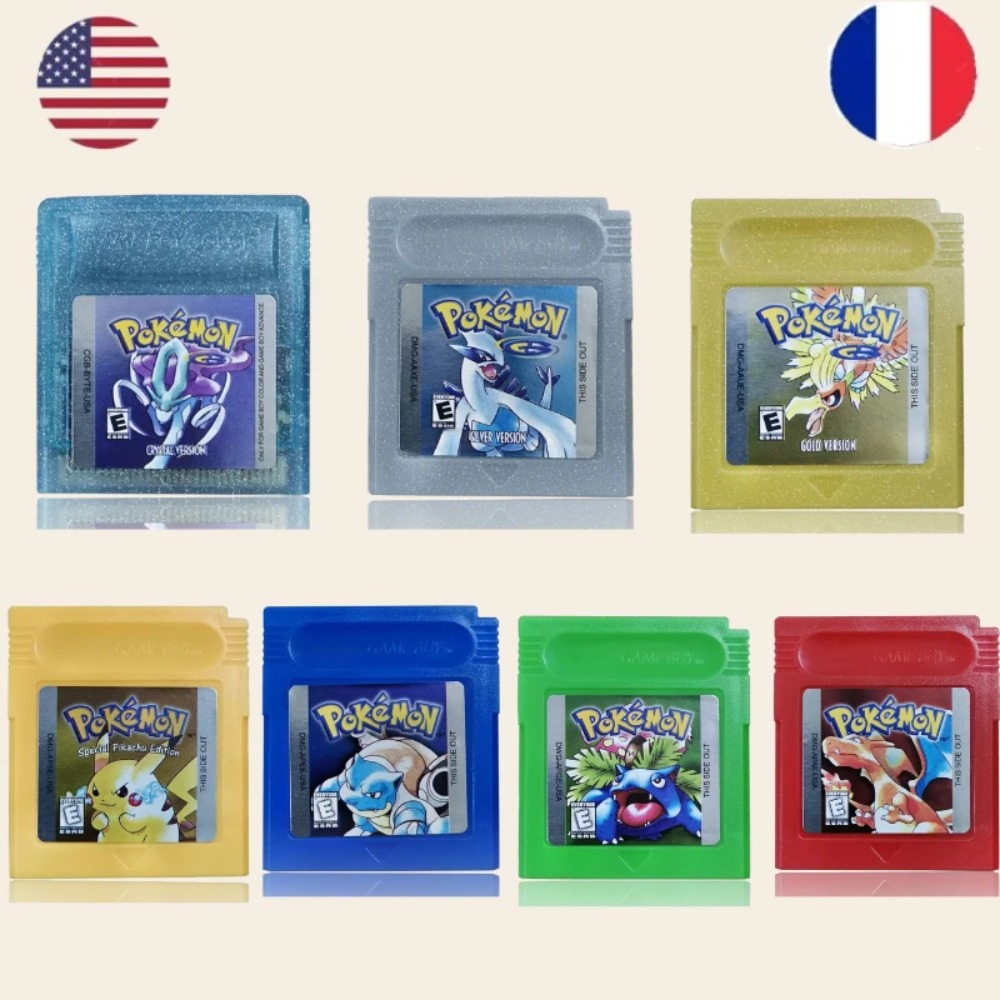 GBC 16비트 포켓몬 게임 카트리지 세트, 다양한 색 - Retro Gaming Kit 리뷰 및 가격