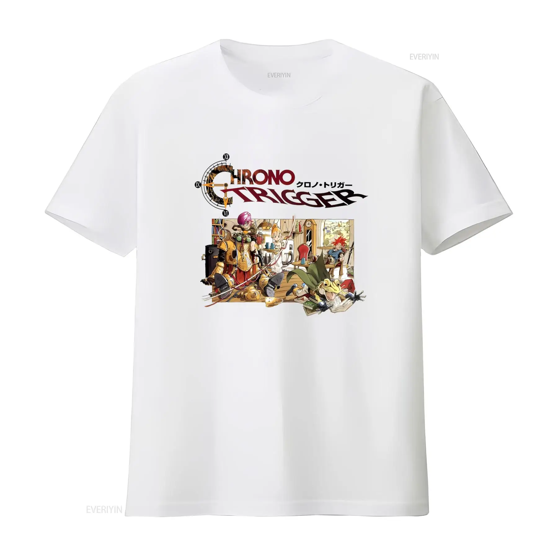 크로노 트리거 비디오 게임 로고 티셔츠 사이즈 S 5X - Retro Gaming Design 리뷰 및 가격