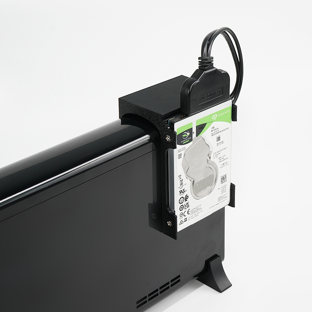 Wii U 레트로 게임 콘솔용 검정색 3D 인쇄 HDD - Retro Gaming Hard Drive 리뷰 및 가격