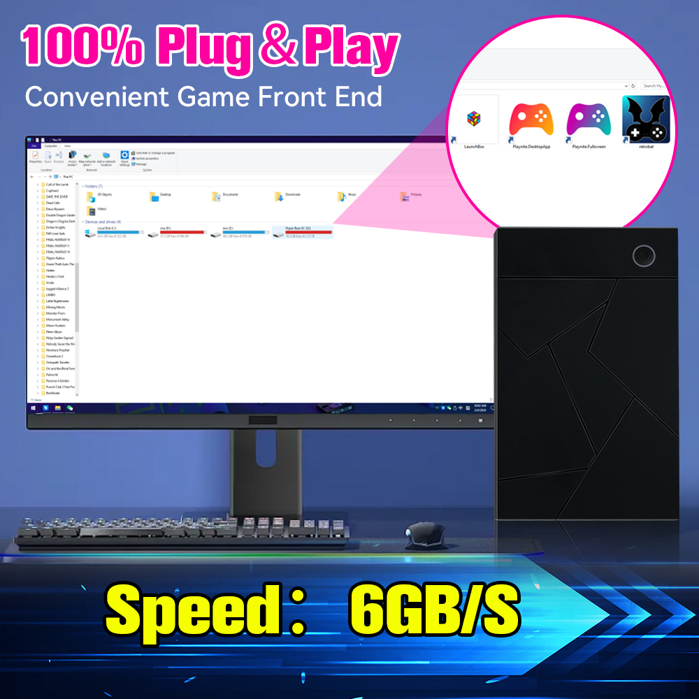 PS4/PS3/Switch/WIIU/N64/DC Lau - Retro Gaming Hard Drive 리뷰 및 가격